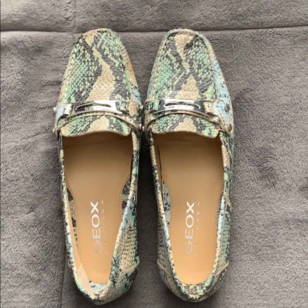 Geox Respira women’s snakeskin flats Euro 37.5